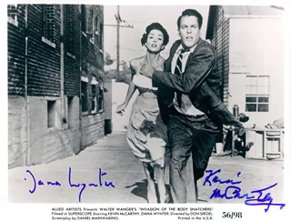 Invasion of The Body Snatchers autograph