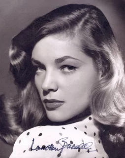 Lauren Bacall autograph