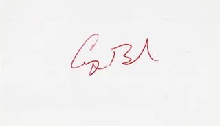 George Bush autograph