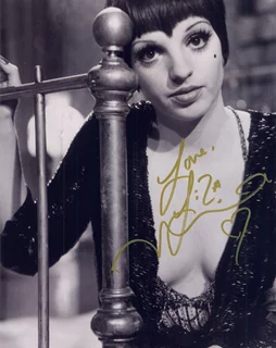 Liza Minnelli autograph