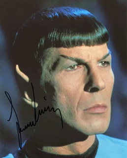 Leonard Nimoy autograph