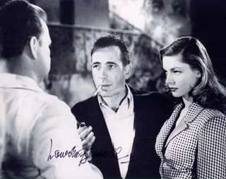 Lauren Bacall autograph