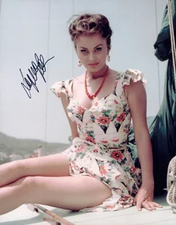 Sophia Loren autograph