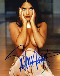 Salma Hayek autograph