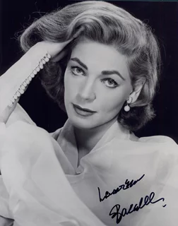 Lauren Bacall autograph