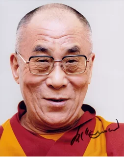 Dalai Lama autograph