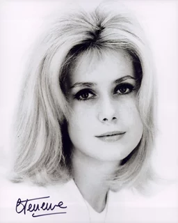 Catherine Deneuve autograph