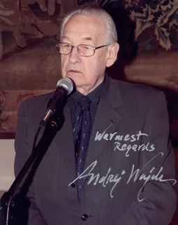 Andrzej Wajda autograph