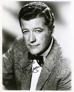 Dennis Morgan autograph