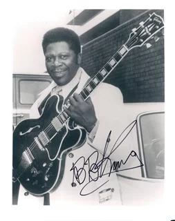 B.B. King autograph