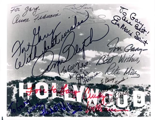 Hollywood Sign autograph