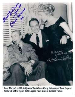 Dolores Fuller and Paul Mantee autograph