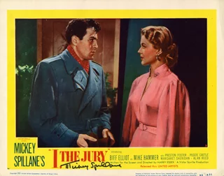 Mickey Spillane autograph