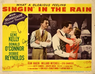 Singin' In The Rain autograph