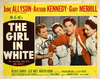 June Allyson autograph