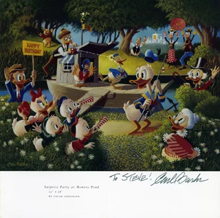 Carl Barks autograph