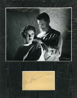 John Carradine autograph