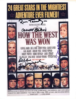 How The West Was Won autograph