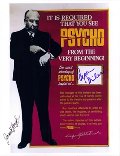 Psycho autograph