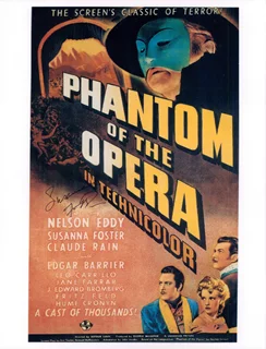 Susanna Foster autograph