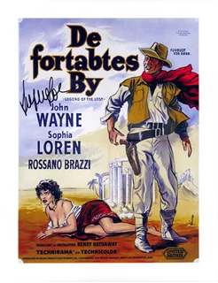 Sophia Loren autograph