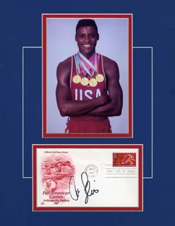 Carl Lewis autograph
