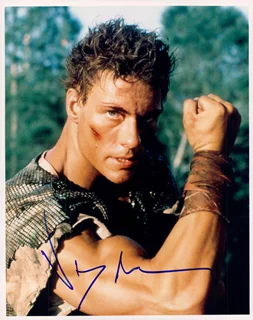 Jean-Claude Van Damme autograph