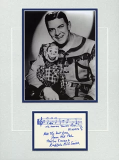 Buffalo Bob Smith autograph