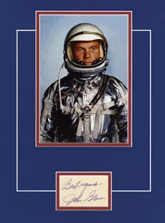 John Glenn autograph