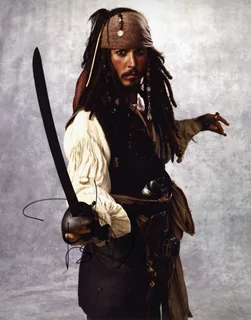 Johnny Depp autograph