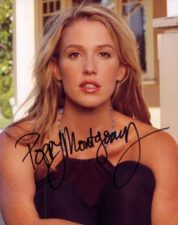 Poppy Montgomery autograph