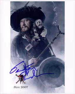 Geoffrey Rush autograph