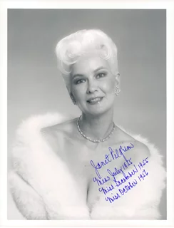 Janet Pilgrim autograph
