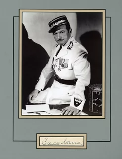 Claude Rains autograph