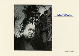 Robert Bloch autograph
