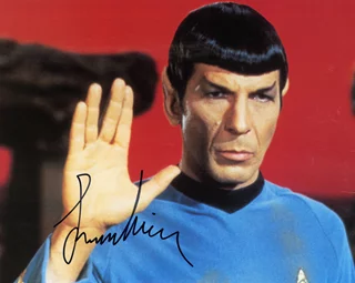 Leonard Nimoy autograph