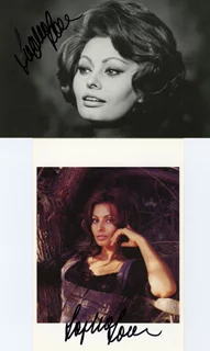 Sophia Loren autograph