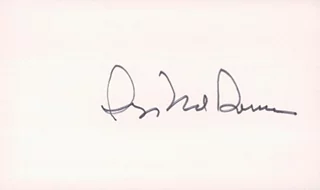 George McGovern autograph