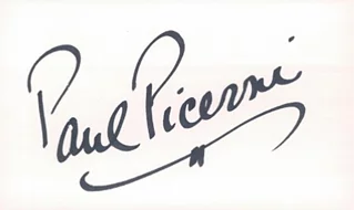 Paul Picerni autograph