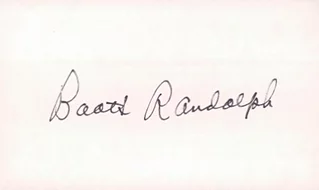 Boots Randolph autograph