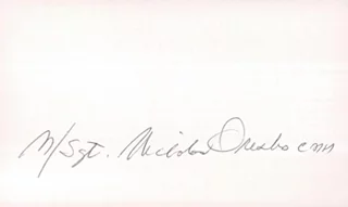 Nicholas Oresko autograph