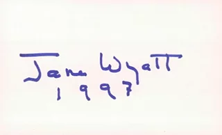 Jane Wyatt autograph