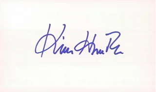 Kim Hunter autograph
