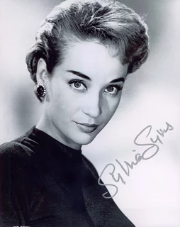 Sylvia Syms autograph