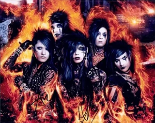 Black  Veil Brides autograph
