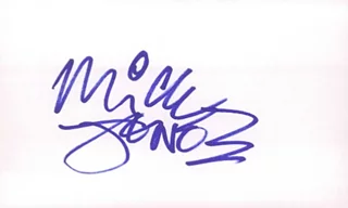 Mick Jones autograph