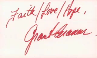 Grant Cramer autograph