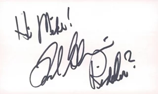 Frank Gorshin autograph
