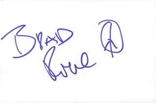Brad Rowe autograph