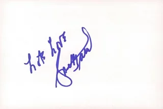 Rose Marie autograph